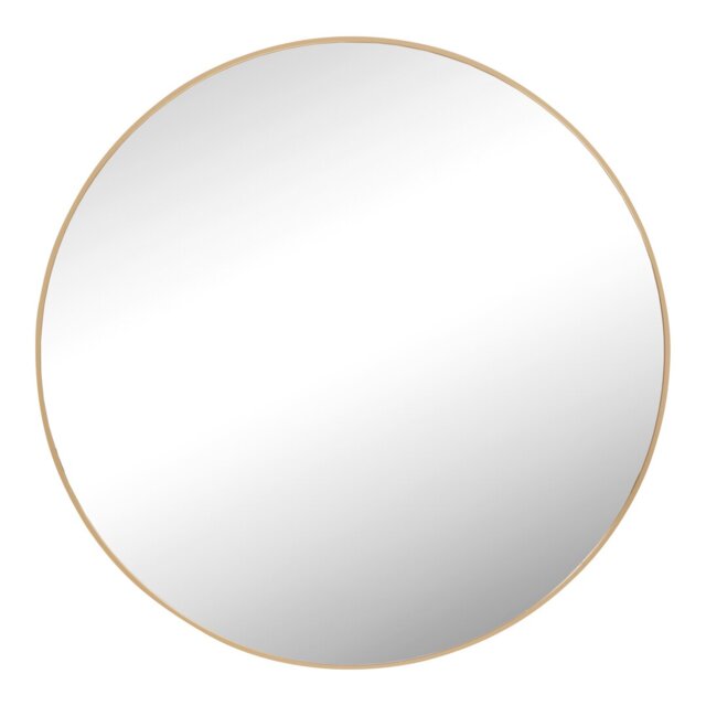 Jessica Round Metal Accent Wall Mirror
