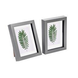 "Nicola Spring - 3D Box Photo Frames - 5 x 7"" with 4 x 6"" Mount"