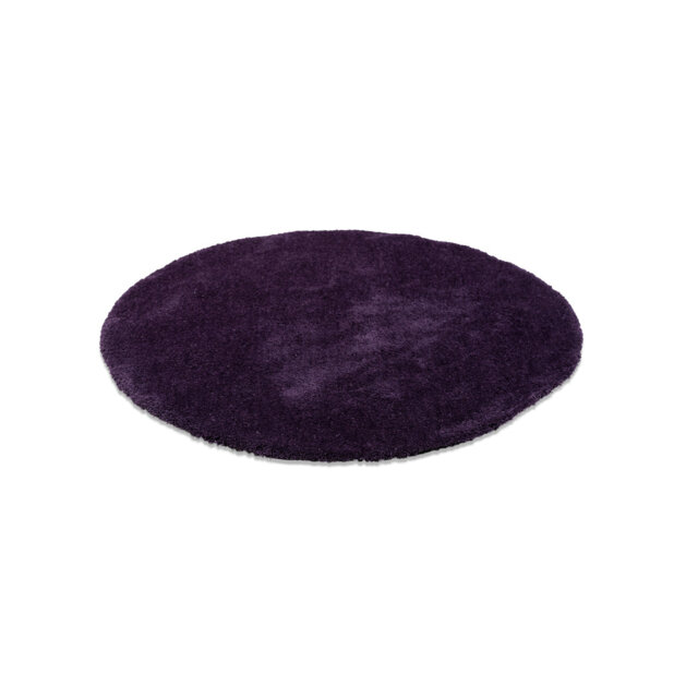 Cozy Handwoven High Pile Purple Rug