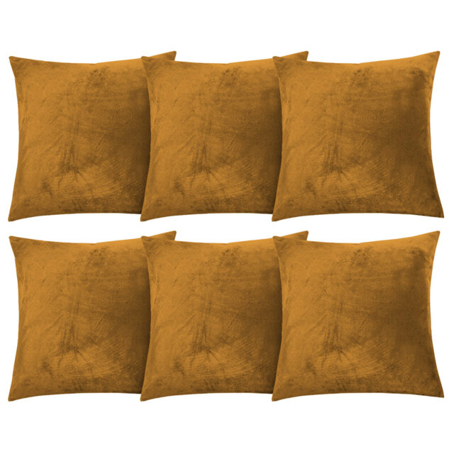 Aspire Homeware Square Plain Velvet Scatter Cushion Cover