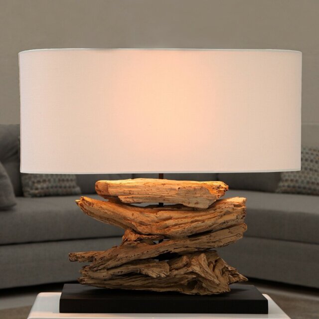 Raina 50cm Light Brown Table Lamp