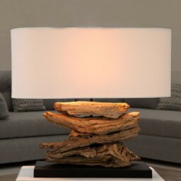 Raina 50cm Light Brown Table Lamp