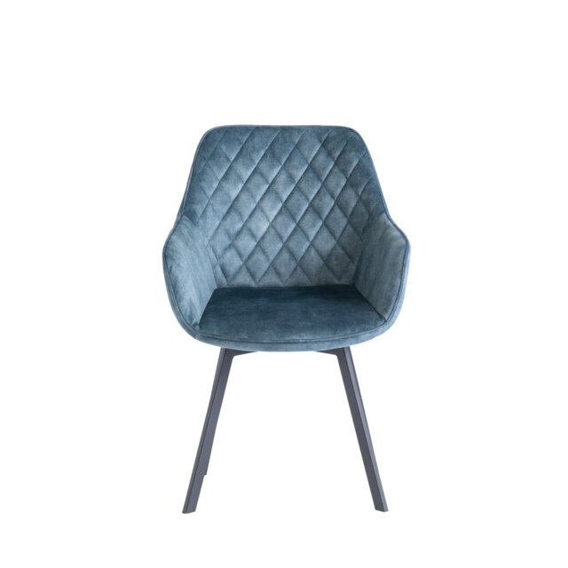45cm H Velvet Upholstered Side Chair