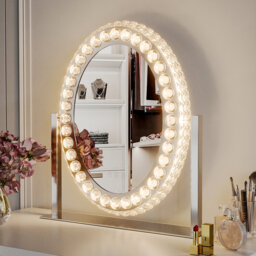 Chatfield Metal Oval Floor Mirror