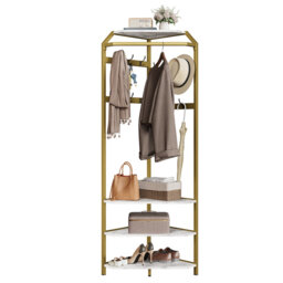 Metal Freestanding 1 - Hook Coat Rack