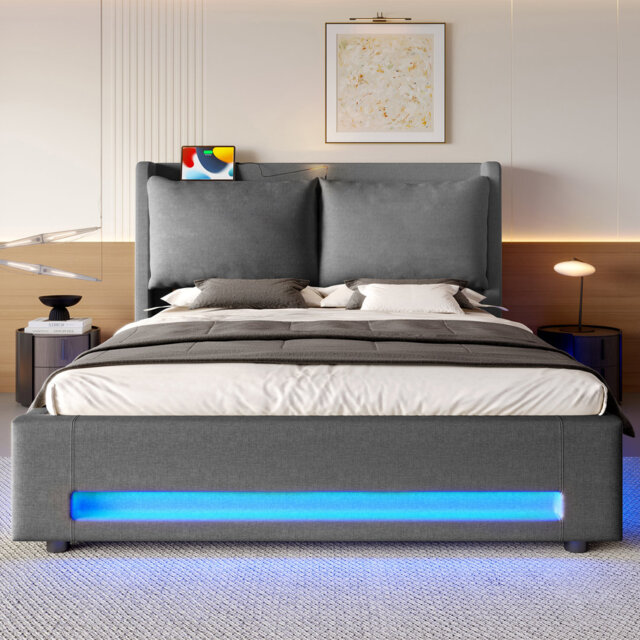 Upholstered Ottoman Storage Bed