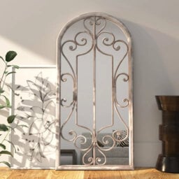 Abdul-Nafi Metal Flat Wall Mirror
