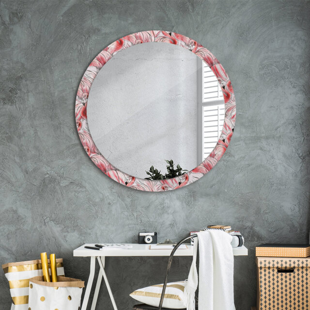 Huldar Glass Flat Wall Mirror