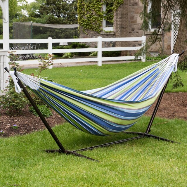 Emmaline Double Hammock with Stand