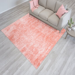 Oslo Pink Shaggy Area Rug – Soft Polyester Carpet for Living Room & Bedroom, Hallway Runner & Mat