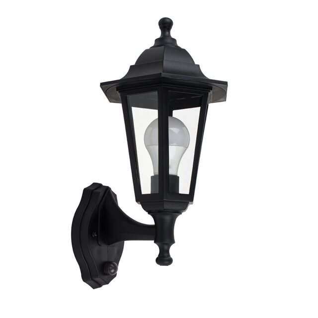 17.2cm H Outdoor Wall Lantern with Dusk to Dawn