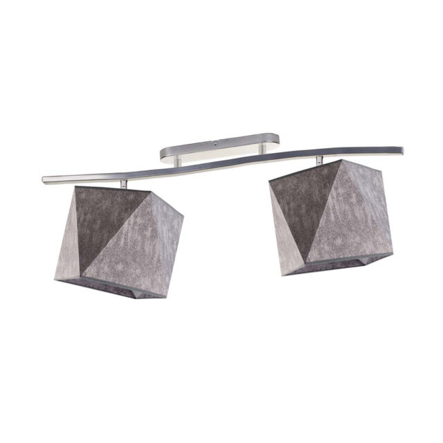Muro Fabric Semi Flush Mount