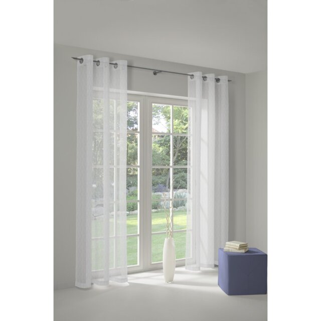 Morgantown Semi Sheer Curtain Single Panel