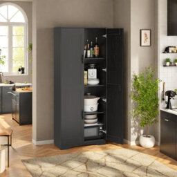 Kitchen Pantry Cabinet, Freestanding Pantry Storage Cabinet