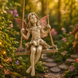 Ashby-de-la-Zouch Fairies Weather Resistant Resin Garden Statue