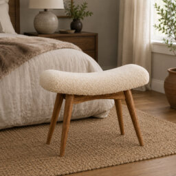Ezhno Cotton Upholstered Bench