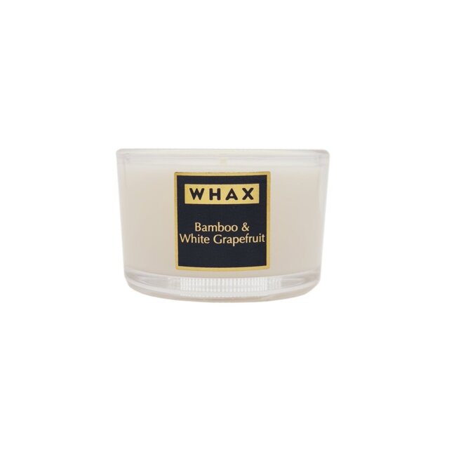 Bamboo And White Grapefruit Scented Jar Candle with Glass Holder