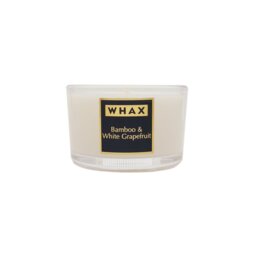 Bamboo And White Grapefruit Scented Jar Candle with Glass Holder