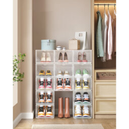 6 Pair Stackable Shoe Storage Box