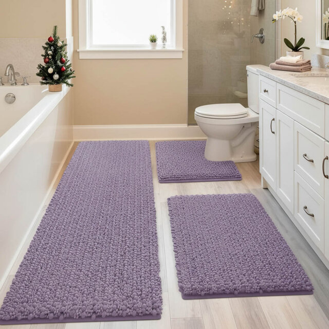 Chenille Non-Slip Bath Mat