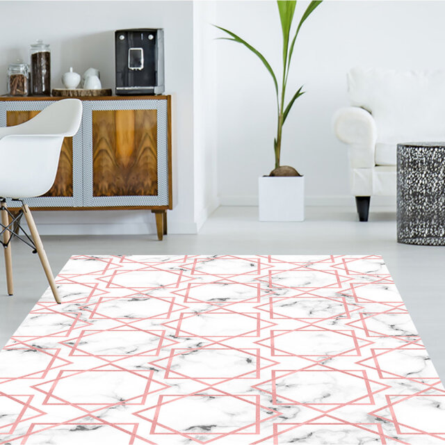 Raine Pink/White Indoor/Outdoor Rug