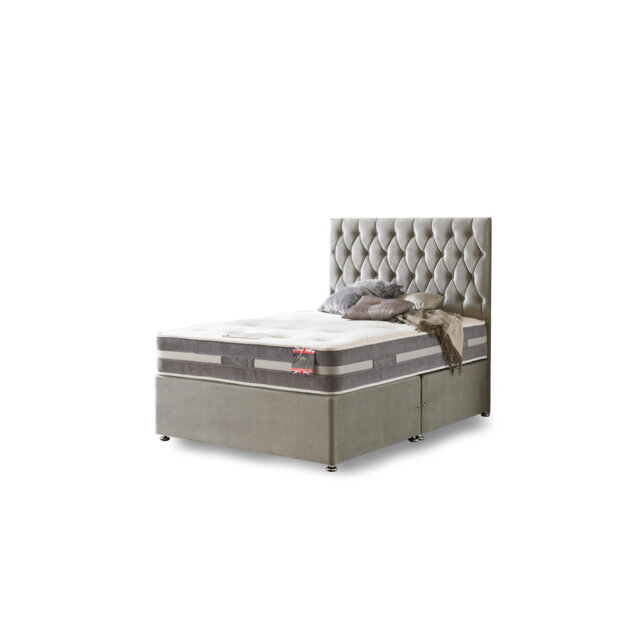 Open Coil Mattress with Orthopedic Support, Med-Firm feel, Hand tufted button.
