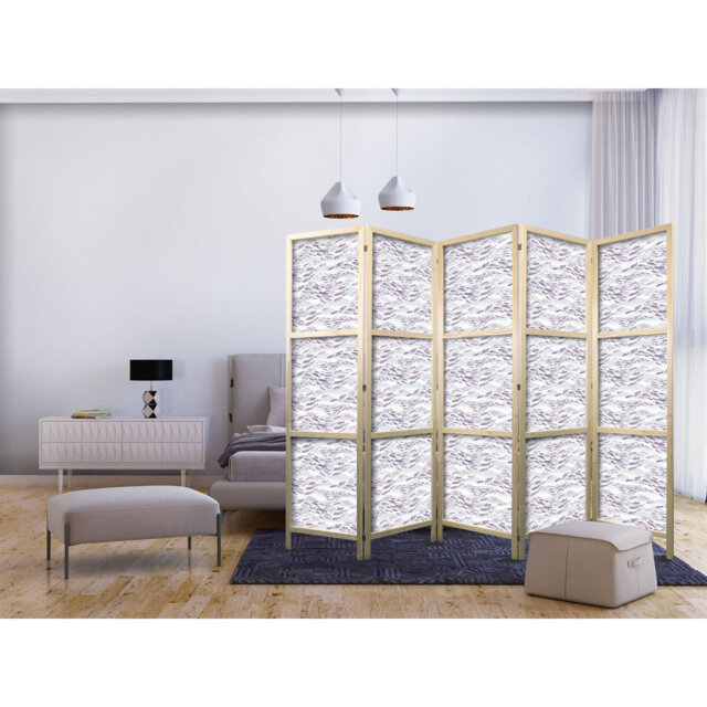 171cm H Solid Wood Folding Room Divider
