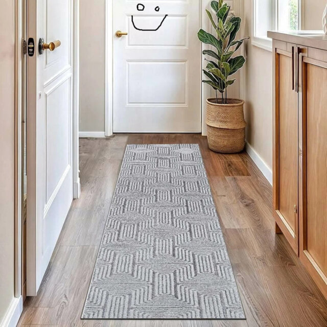 Modern Geometric Area Rug Abstract Textured Carpet For Living Room Bedroom Special Size Long Hallway Rug Floor Mats Small Door Mats