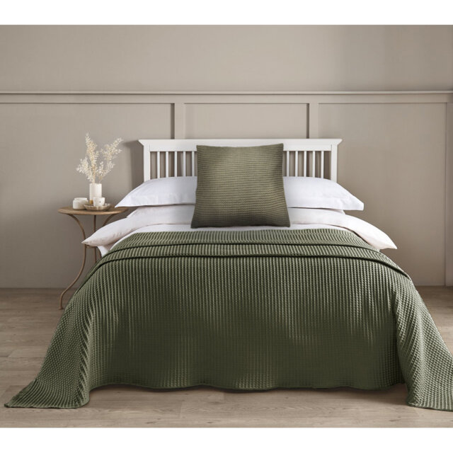 Hotel Waffle Blanket Bedspread