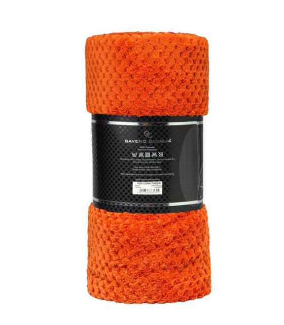 Teddy Popcorn Waffle Throw Blanket Soft Warm Cosy Lightweight Waffle Decorative Blanket for Sofa Couch Bed Bedroom Living Room