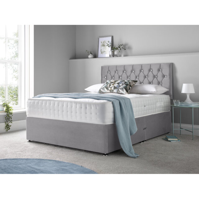 Matherville Upholstered Divan Bed with Mattress