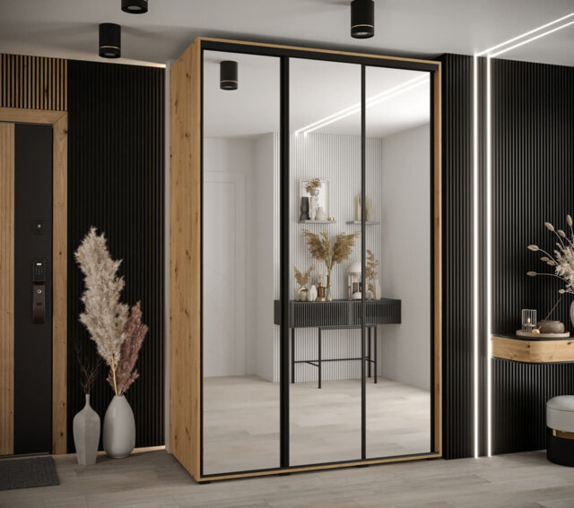 Azavian 2 Door Manufactured Wood Wardrobe
