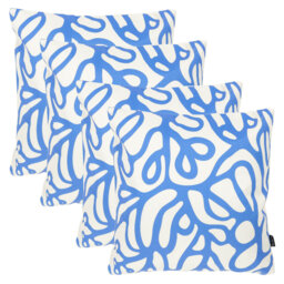 4 Pack Cushion 43x43 Kyoto Fabric - Curve