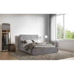 Malmo Kailua Upholstered Bed Frame - Plush Velvet with Headboard and Sprung Slats