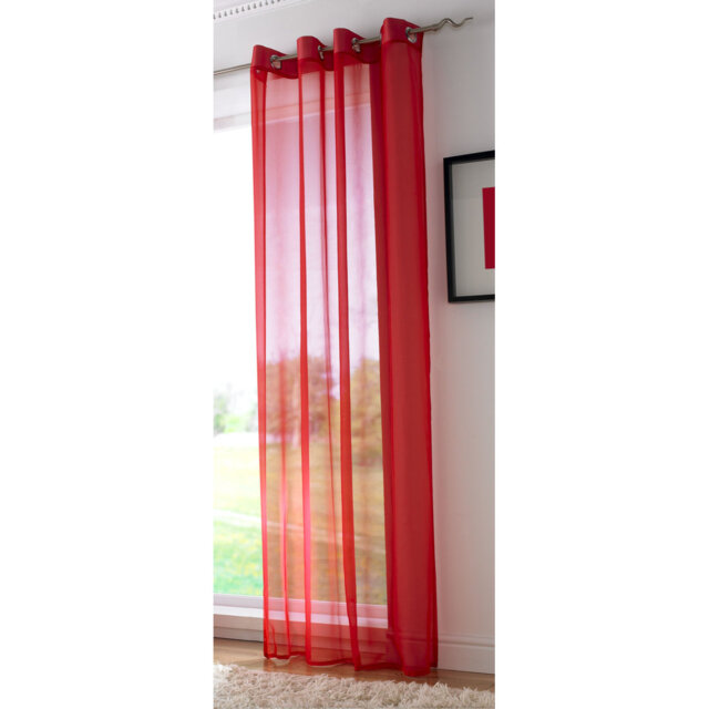 Jamie Eyelet Sheer Voile Curtain Panel