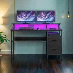 Metal Base Computer Desk