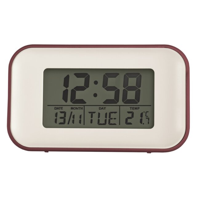 Acctim Retro Digital Alarm Clock Crescendo Alarm Date & Temperature Display