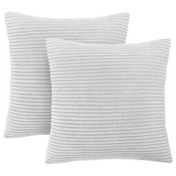 Aspire Homeware Striped Square Velvet Cushion Cover