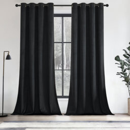 Velvet Room Darkening Curtain Panel Pair