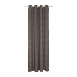 Pedersen Cotton Blend Eyelet Curtain, single Panel, opaque