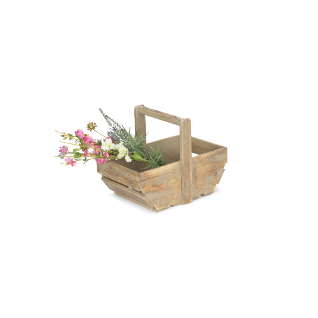 Treadway Medium Oak Effect Wooden Trug