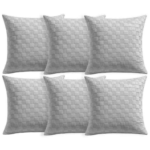 Aspire Homeware Embossed Square Velvet Cushion Covers