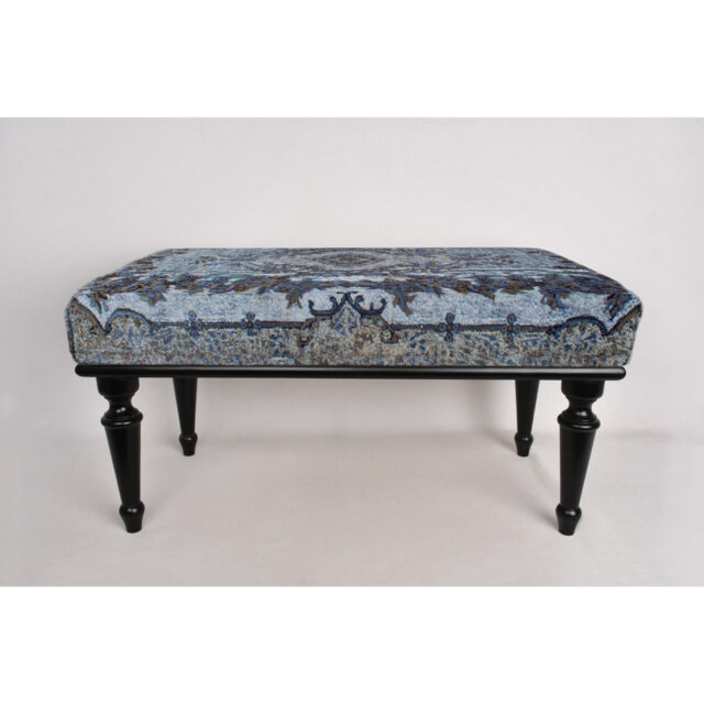 Cotton Upholstered Bench