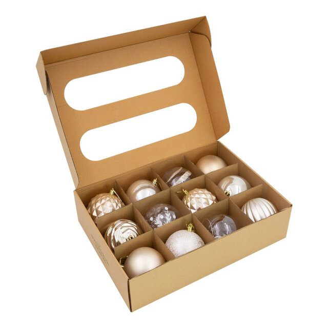 10cm Solid Colour Shatterproof Bauble