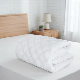 Quilted Fitted Mattress Protector with Skirt - Deep Pocket Bed Cover