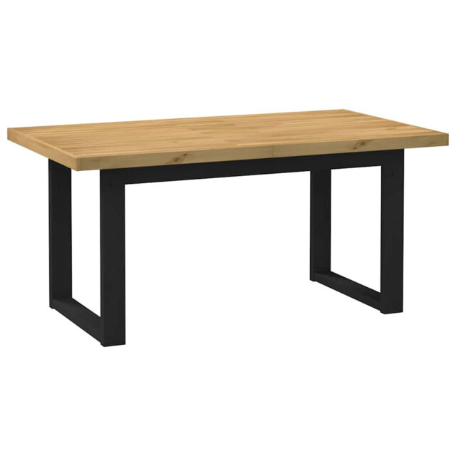 Dining Table NOAIN U-Shaped Legs 90x75 Cm Solid Wood Pine