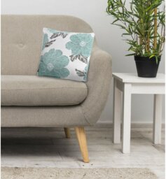 Darionte Poppy Floral Cushion Cover with Filler Pad