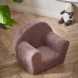Kids Foam Armchair with Removable Washable Cover - Lightweight Foam Toddler Chair Ages 3-6 - Reading & Playroom Furniture