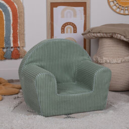 Kids Foam Armchair with Removable Washable Cover - Lightweight Foam Toddler Chair Ages 3-6 - Reading & Playroom Furniture