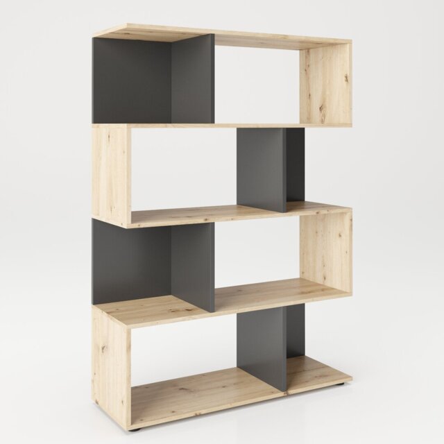 Calline 146cm H x 103cm W Bookcase